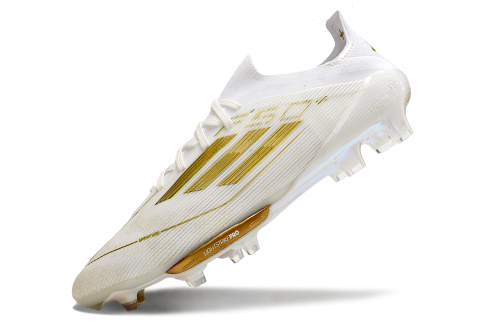 Adidas F50+.1 FG Blanc/Or