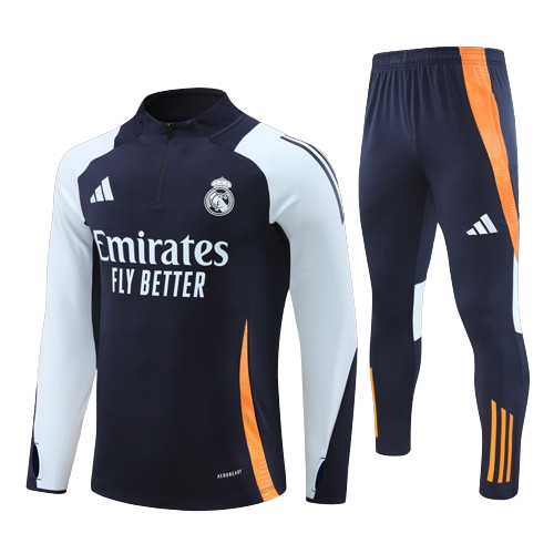 Survêtement réal madrid long 1/4 zip (5)