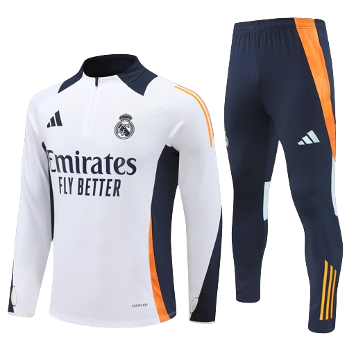 Survêtement réal madrid long 1/4 zip (4)