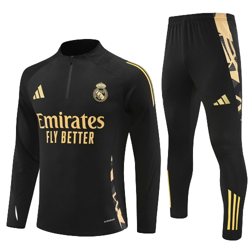 Survêtement réal madrid long 1/4 zip (1)